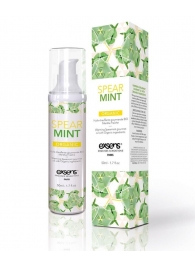 Разогревающее массажное масло Gourmet Spearmint Organic с органическими ингредиентами - 50 мл. - Exsens - купить с доставкой в Твери