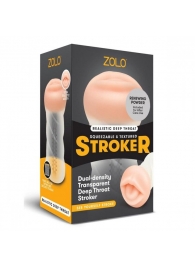 Мастурбатор-ротик ZOLO DEEP THROAT - Zolo - в Твери купить с доставкой