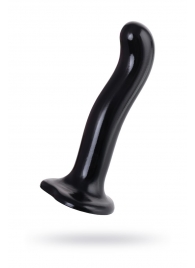 Черный стимулятор для пар P G-Spot Dildo Size L - 19 см. - Strap-on-me - в Твери купить с доставкой