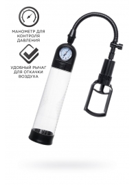 Прозрачная механическая помпа Helmer с манометром - Sexus - в Твери купить с доставкой