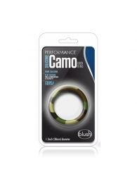 Эрекционное кольцо камуфляжной расцветки Silicone Camo Cock Ring - Blush Novelties - в Твери купить с доставкой