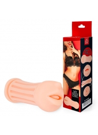 Двусторонний мастурбатор - ротик и вагина - Bior toys - в Твери купить с доставкой