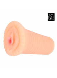 Реалистичный мастурбатор-вагина телесного цвета с вибрацией - Bior toys - в Твери купить с доставкой