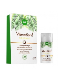 Возбуждающий гель с ароматом кокоса Vibration Coconut - 15 мл. - INTT - купить с доставкой в Твери