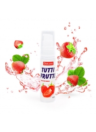 Гель-смазка Tutti-frutti с земляничным вкусом - 30 гр. - Биоритм - купить с доставкой в Твери