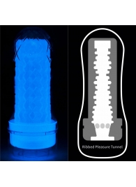 Светящийся в темноте мастурбатор Lumino Play Masturbator Ribbed - Lovetoy - в Твери купить с доставкой