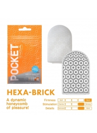Карманный мастурбатор HEXA-BRICK - Tenga - в Твери купить с доставкой