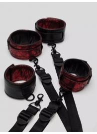 Изысканный набор фиксаций на кровати Reversible Under Mattress Restraint Set - Fifty Shades of Grey - купить с доставкой в Твери