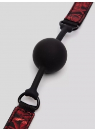 Кляп-шар на двусторонних ремешках Reversible Silicone Ball Gag - Fifty Shades of Grey - купить с доставкой в Твери