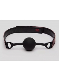 Кляп-шар на двусторонних ремешках Reversible Silicone Ball Gag - Fifty Shades of Grey - купить с доставкой в Твери