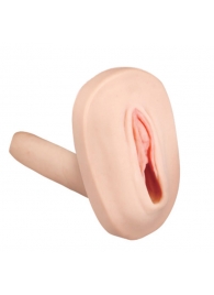 Мастурбатор-вагина с вибрацией и выносным пультом управления REALSTUFF SMOOTH   BALD - Dream Toys - в Твери купить с доставкой