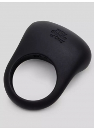 Черное эрекционное виброкольцо Sensation Rechargeable Vibrating Love Ring - Fifty Shades of Grey - в Твери купить с доставкой