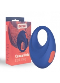 Синее эрекционное кольцо RRRING Casual Date Cock Ring - FeelzToys - в Твери купить с доставкой