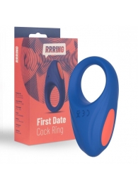 Синее эрекционное кольцо RRRING First Date Cock Ring - FeelzToys - в Твери купить с доставкой