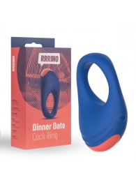 Синее эрекционное кольцо RRRING Dinner Date Cock Ring - FeelzToys - в Твери купить с доставкой