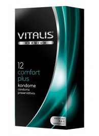 Контурные презервативы VITALIS PREMIUM comfort plus - 12 шт. - Vitalis - купить с доставкой в Твери