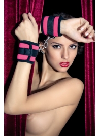 Наручники из неопрена розового цвета - ToyFa - купить с доставкой в Твери
