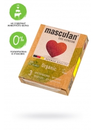 Экологически чистые презервативы Masculan Organic - 3 шт. - Masculan - купить с доставкой в Твери