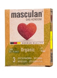 Экологически чистые презервативы Masculan Organic - 3 шт. - Masculan - купить с доставкой в Твери