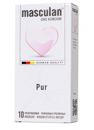 Супертонкие презервативы Masculan Pur - 10 шт. - Masculan - купить с доставкой в Твери