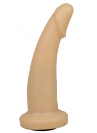 Телесная гладкая насадка Harness - 14,7 см. - LOVETOY (А-Полимер) - купить с доставкой в Твери