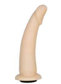 Телесная гладкая насадка-фаллоимитатор Harness - 17 см. - LOVETOY (А-Полимер) - купить с доставкой в Твери
