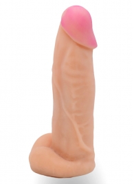 Телесная насадка на Harness с коннектором в ламинате - 20 см. - LOVETOY (А-Полимер) - купить с доставкой в Твери