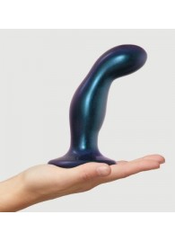 Темно-синяя насадка Strap-On-Me Dildo Plug Snaky size M - Strap-on-me - купить с доставкой в Твери