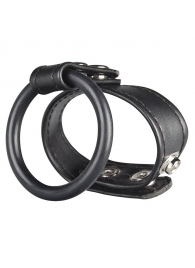 Двойное кольцо выносливости на пенис DUAL STAMINA RING - BlueLine - в Твери купить с доставкой