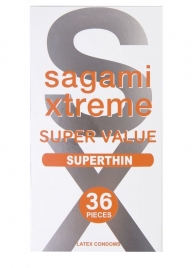 Ультратонкие презервативы Sagami Xtreme Superthin - 36 шт. - Sagami - купить с доставкой в Твери
