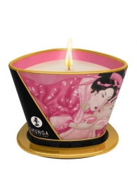Массажная свеча Rose Petals с ароматом розы - 170 мл. - Shunga - купить с доставкой в Твери