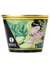 Массажная свеча Exotic Green Tea с ароматом зелёного чая - 170 мл. - Shunga - купить с доставкой в Твери