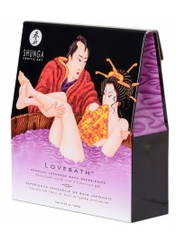 Соль для ванны Lovebath Sensual lotus, превращающая воду в гель - 650 гр. - Shunga - купить с доставкой в Твери