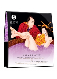 Соль для ванны Lovebath Sensual lotus, превращающая воду в гель - 650 гр. - Shunga - купить с доставкой в Твери