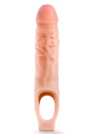 Телесная насадка на пенис 9 Inch Cock Sheath Extender - 22,2 см. - Blush Novelties - в Твери купить с доставкой