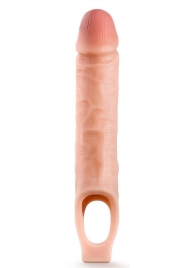 Телесная насадка на пенис 10 Inch Cock Sheath Extender - 25 см. - Blush Novelties - в Твери купить с доставкой