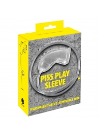 Прозрачная насадка на пенис Piss Play Sleeve для игр с мочеиспусканием - Orion - купить с доставкой в Твери