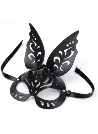 Черная ажурная маска  Зайка  с ушками - Crazy Handmade - купить с доставкой в Твери