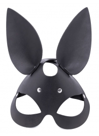 Черная гладкая маска  Зайка  с длинными ушками - Crazy Handmade - купить с доставкой в Твери