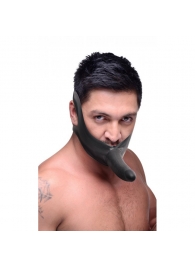 Черный кляп-страпон Masters Mini Face Fuck Strap-On - 14 см. - XR Brands - купить с доставкой в Твери