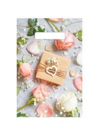 Полиэтиленовый пакет  Подарочек  с вырубной усиленной ручкой - 20 х 30 см. - Сима-Ленд - купить с доставкой в Твери