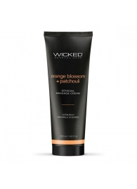 Массажный легкий крем WICKED Orange Blossom plus Patchouli - 120 мл. - Wicked - купить с доставкой в Твери