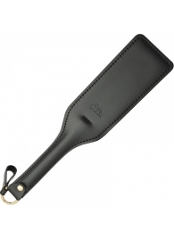 Черная кожаная шлепалка SitaBlack - 30 см. - Sitabella - купить с доставкой в Твери