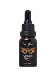 Возбуждающий гель для клитора ORGIE Orgasm Drops Vibe - 15 мл. - ORGIE - купить с доставкой в Твери