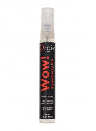 Оральный спрей ORGIE Wow! Strawberry Ice Blowjob Spray с охлаждающим и возбуждающим эффектом - 10 мл. - ORGIE - купить с доставкой в Твери