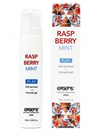 Возбуждающий гель Raspberry Mint с ароматом малины и мяты - 15 мл. - Exsens - купить с доставкой в Твери