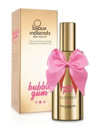 Гель с ароматом жвачки Bubblegum 2-in-1 Scented Silicone Massage And Intimate Gel - 100 мл. - Bijoux Indiscrets - купить с доставкой в Твери