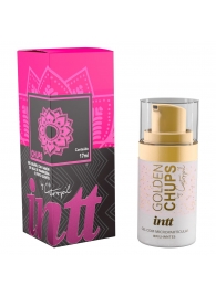 Возбуждающий гель Golden Chups с малиновым ароматом - 17 мл. - INTT - купить с доставкой в Твери