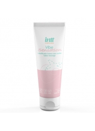 Лубрикант на водной основе Vibe Sensation с клубничным вкусом и легким вибрирующим эффектом - 50 гр. - INTT - купить с доставкой в Твери