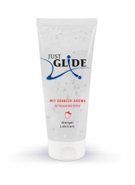 Лубрикант на водной основе Just Glide Strawberry с ароматом клубники - 200 мл. - Orion - купить с доставкой в Твери